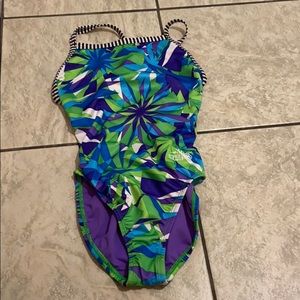 One piece bathing suit